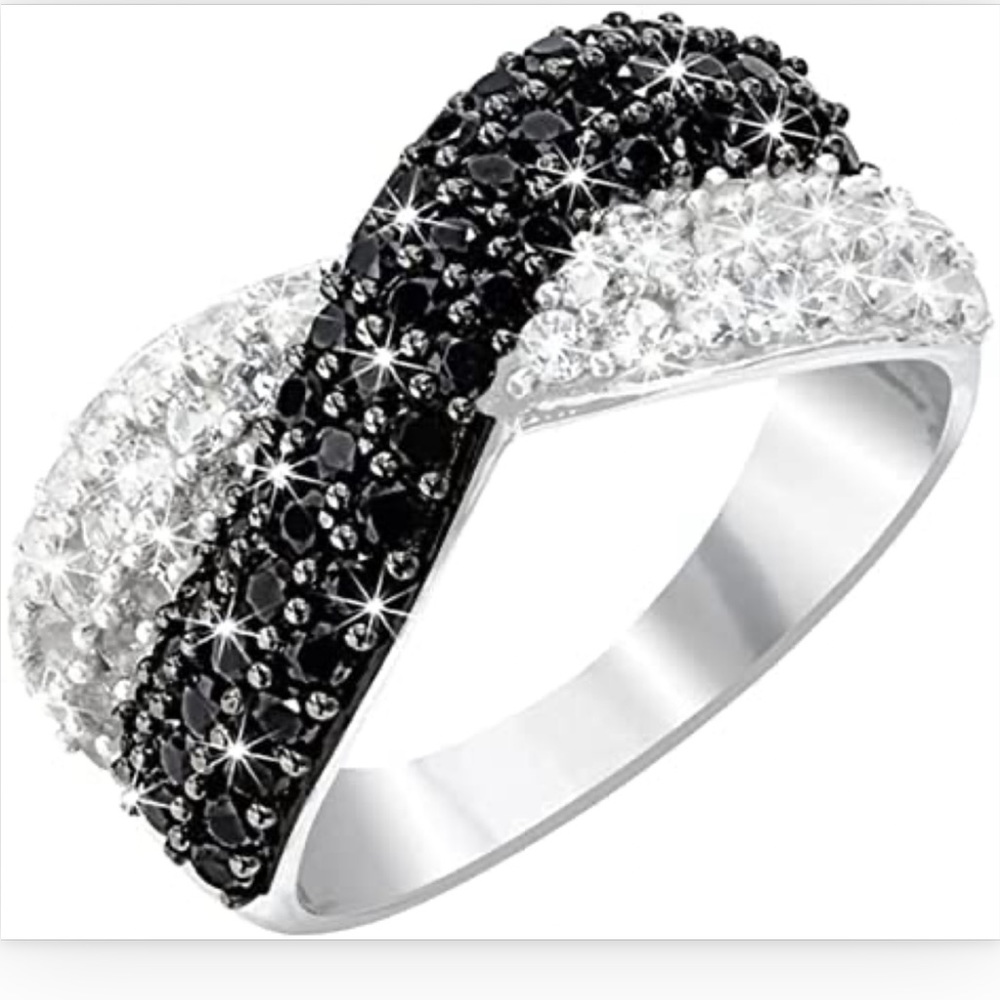 Black Diamond Ring- size 7